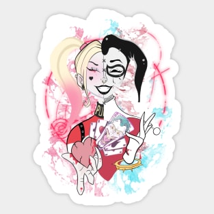 quinn joker Sticker